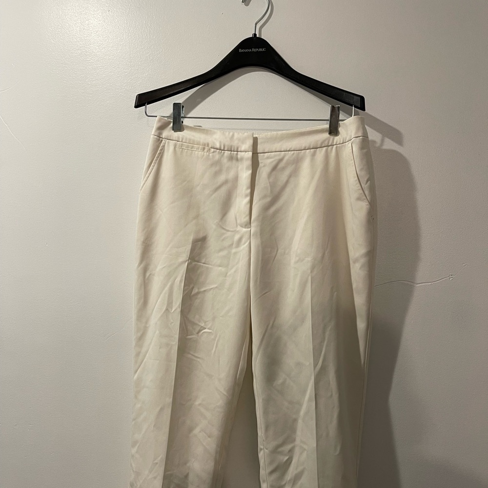 VINTAGE TROUSERS SIZE 10 WHITE